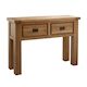 Amstel 2 Drawer Oak Hall Table