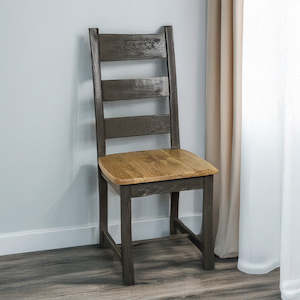 Vienna Oak Dining Chair (Black)