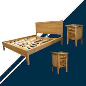 Ormond Oak 3 Piece King Bedroom Suite
