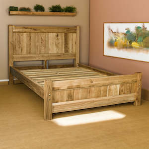 Amalfi: Amalfi Oak Queen Bed Frame