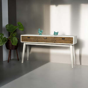 Nova: Nova Recycled Pine Console Table with Drawers