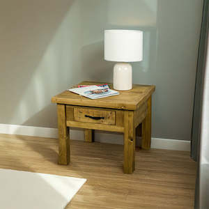 Ventura Recycled Pine Lamp Table