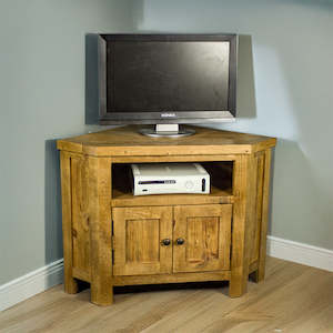 Ventura Recycled Pine Corner TV Unit