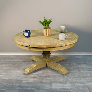 Buffalo Recycled Pine Round Coffee Table