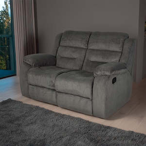 Costanza 2-Seater Recliner Sofa (Grey)