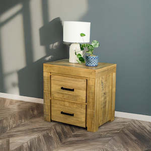 Amarillo Two Drawer Bedside