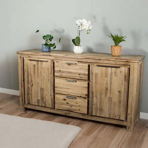 Mars 3 Drawer Large Buffet