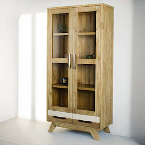 Soho NZ Pine Display Cabinet