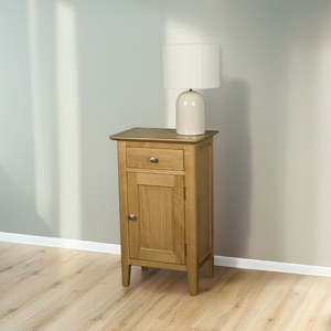 Oak Furniture: Victoria Small Oak Cupboard