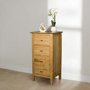 Victoria Oak 4 Drawer Lingerie Chest