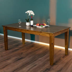 Pre Order: Hamilton Dining Table with Rimu Finish (1.8m)