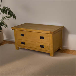 Queensland Oak Blanket Box