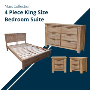 New Arrivals: Mars 4 Piece King Bedroom Suite
