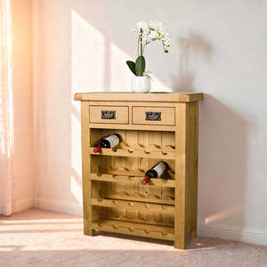 Oak Furniture: Queensland Oak Wine Rack