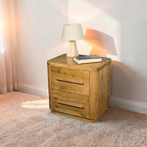 New Arrivals: Kimberly 2 Drawer NZ Pine Bedside