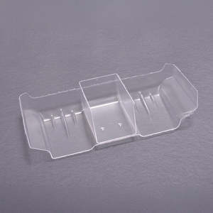 Cougar Laydown: AX102 AEROX 1/10 Wide Rear Wing - 1mm Clear (2 part)
