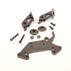 Cougar Classic: U8302 C/F Rear Shock & Wing Mount - Cougar Classic