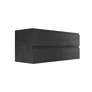 NELSON WALL HUNG VANITY | 1800MM | DARK OAK | PLYWOOD SINGLE BASIN CABINET ONLY