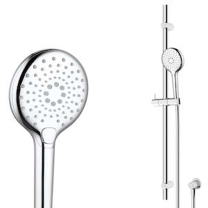 ELEMENTI SPLASH PLUS ROUND SLIDE SHOWER 900MM 3 FCT - CHROME