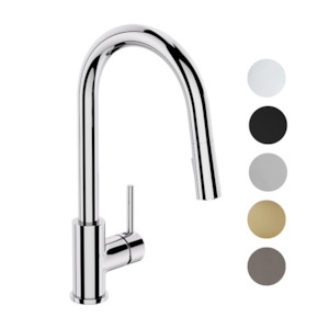 Kitchen Sink Taps And Mixers: ELEMENTI UNO GOOSE NECK KITCHEN MIXER C/W POS