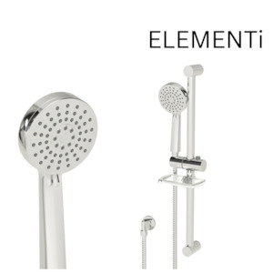 Shower Slides: ELEMENTI CURA 3FCT SLIDE SHOWER 600MM CHROME