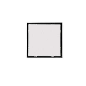 TRANQUILLITY POINT DRAIN TILE INSERT - BRUSHED STAINLESS