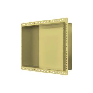 ANOOK® SHOWER NICHE 600X300X90MM - BRUSHED GOLD