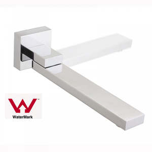 SQUARE SWIVEL BATH SPOUT 260MM - 4 COLOURS