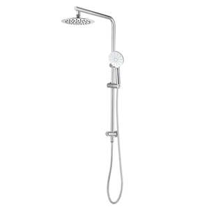 ROUND TWIN SHOWER WITH OVERHEAD RAIN SHOWER AND HAND SHOWER - 2 COLOURS