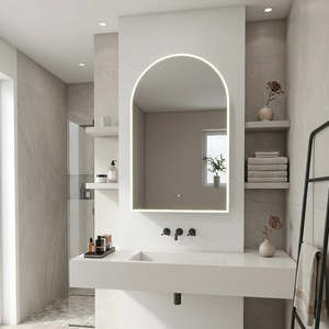 CLEARANCE ARCH LED MIRROR CABINET DN| IR WAVE SENSOR | 3-COLOUR LIGHT | DEMISTER&hellip;