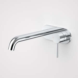Bath Spouts And Mixers: Caroma Liano II 210mm Wall Basin/Bath Mixer (Rounded Cover Plate) Lead Free | 5 Finishes