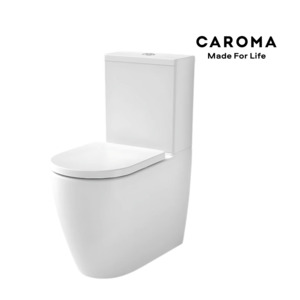 Caroma Urbane II Cleanflush Wall Faced Close Coupled Toilet Suite (with GermGard®)