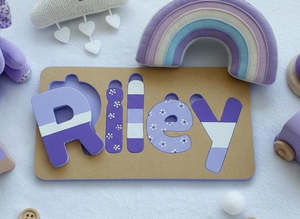 Name Puzzles Made To Order: Personalised Name Puzzle - Made to order - Riley Design.