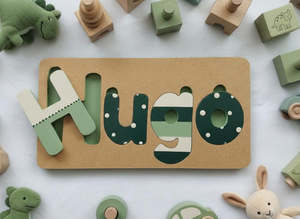 Personalised Name Puzzle - Made to order - Hugo Design.
