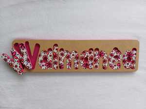 Personalised Name Puzzle - Made to order - Waimanea design.