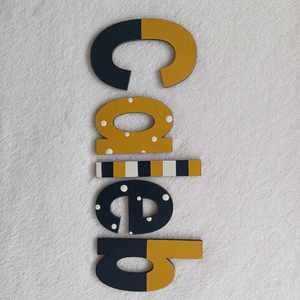 Caleb - small letters suitable for a door.