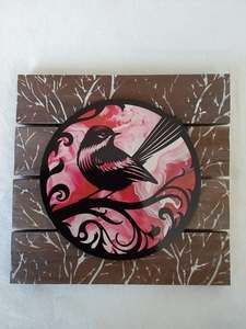 Fantail Wall Plaque