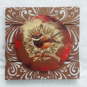Fantail Wall Plaque