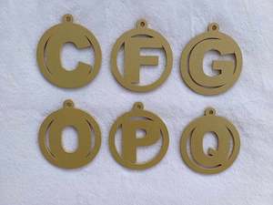 Christmas Decorations In Stock: Metallic Gold - Christmas Decorations.
