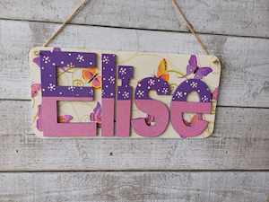 8 In Stock Names: Elise Name Plaque