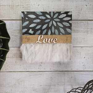 5 Wall Art Clearance: Love Canvas