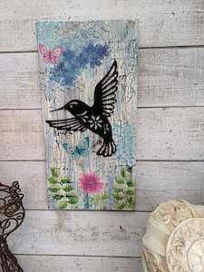 Miscellanous In Stock Items: Humming Bird Mixed Media