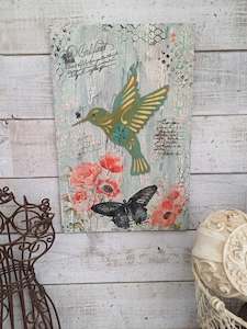 Humming Bird Mixed Media