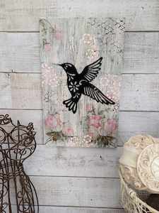 Humming Bird Mixed Media