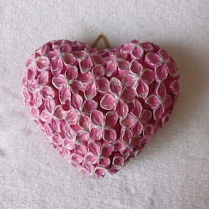 Blossom Gypsum Plaster Heart