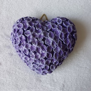 Blossom Gypsum Plaster Heart