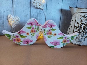 Pair of free-standing Birds.