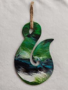Kiwiana wall hanging fish hook.