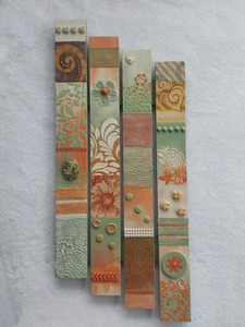 Mixed media shabby chic artwork