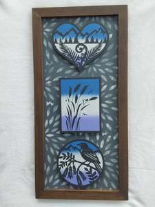 Kiwiana wall art.